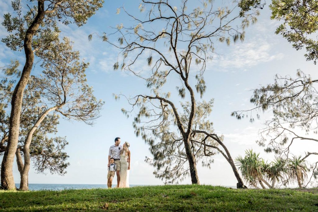 Noosa Main Beach Elopement Trio