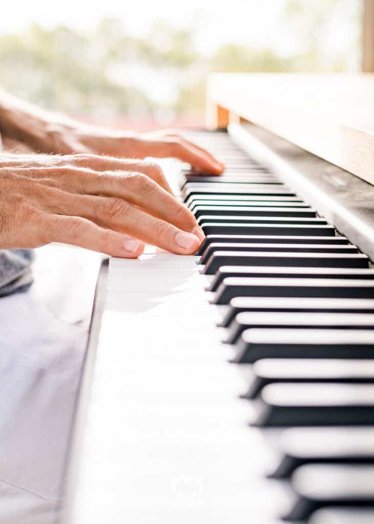 Nick Broadhurst on the keys