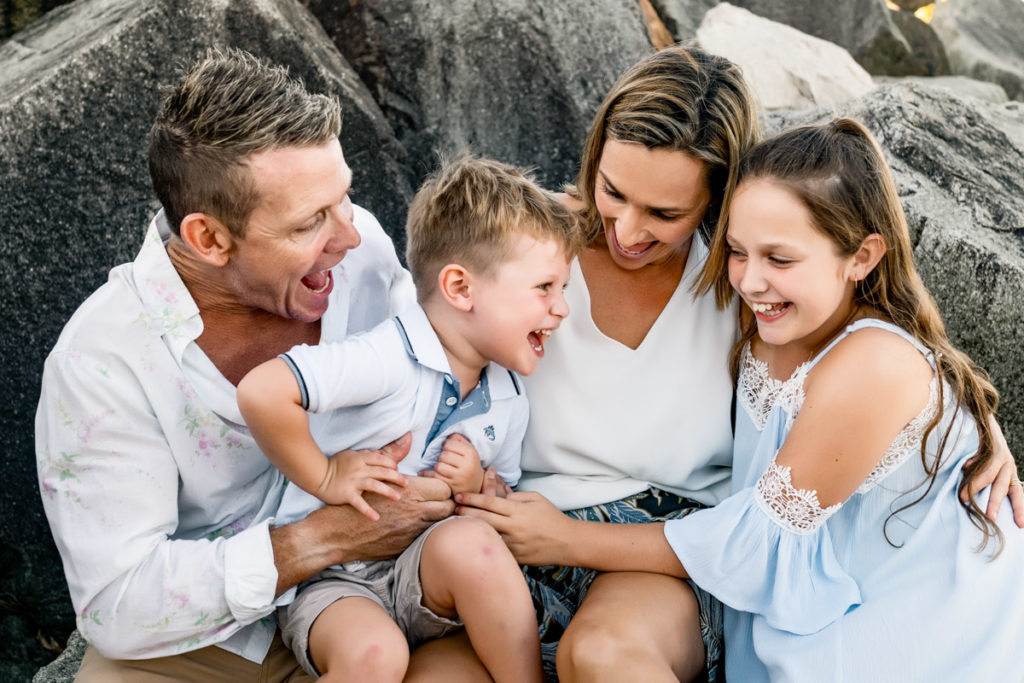 Sunset Family Photos in Noosa