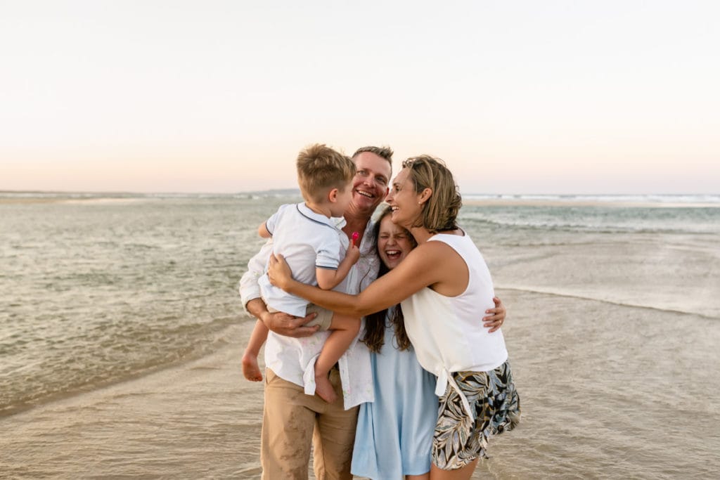 Sunset Family Photos in Noosa