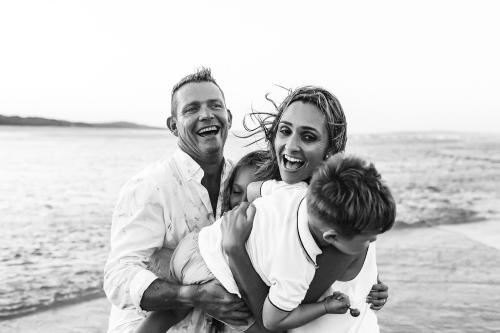 Sunset Family Photos in Noosa