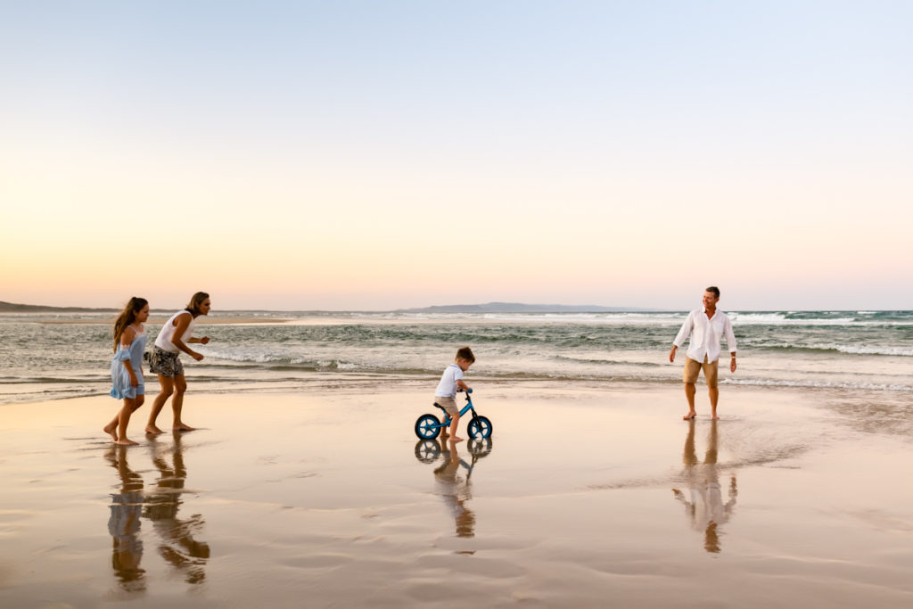 Sunset Family Photos in Noosa