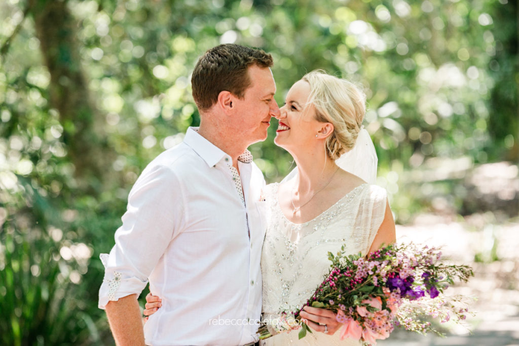 Noosa wedding photography couple boardwalk Noosa River