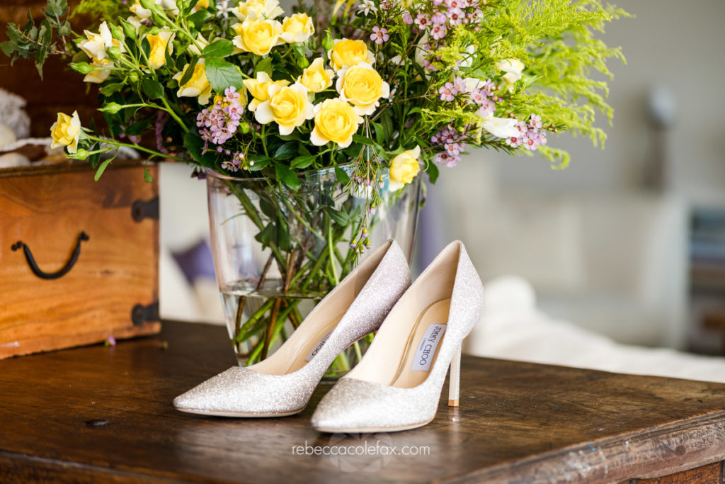 Noosa wedding photographer Casuarina Gardens bride shoes