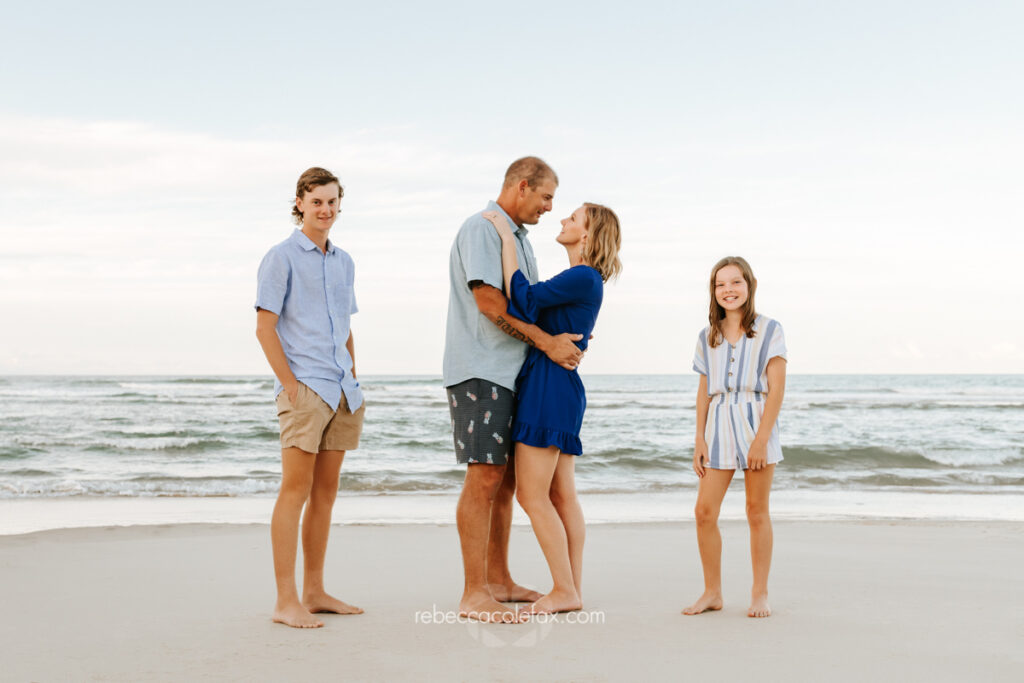 Quick Family Photoshoot with teenagers in Noosa