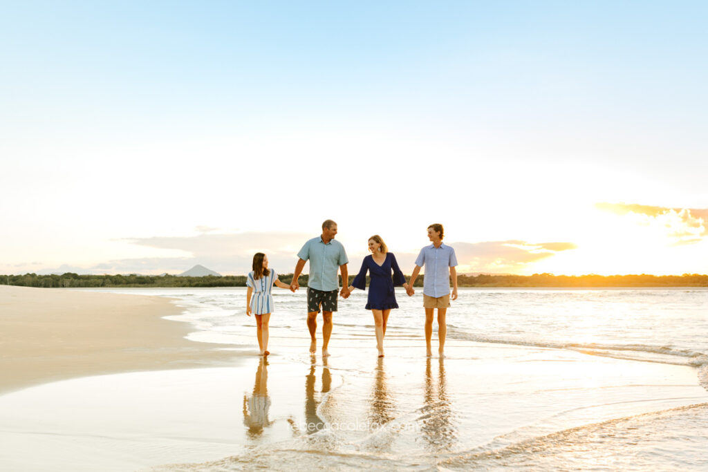 Quick Family Photoshoot on Noosa Beach