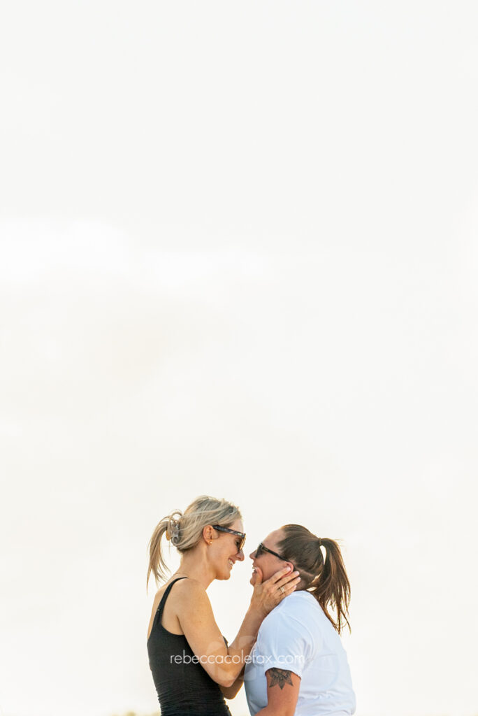 Same Sex Couple Picnic Proposal on Noosa Main Beach by Noosa Photography Co