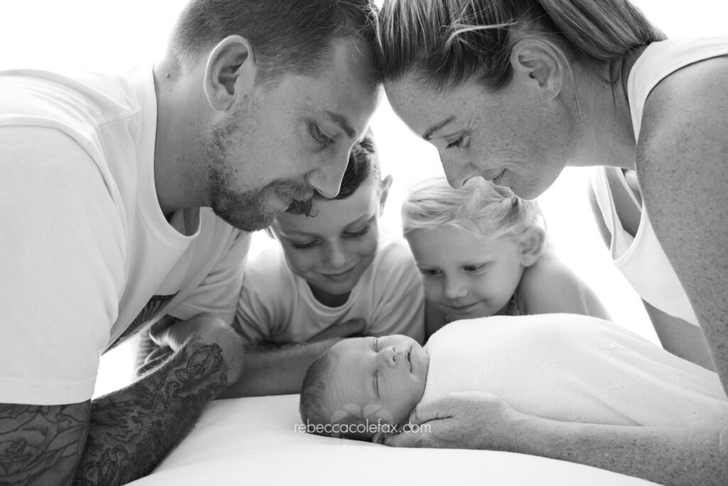 Sunshine Coast Newborn Photographer Siblings