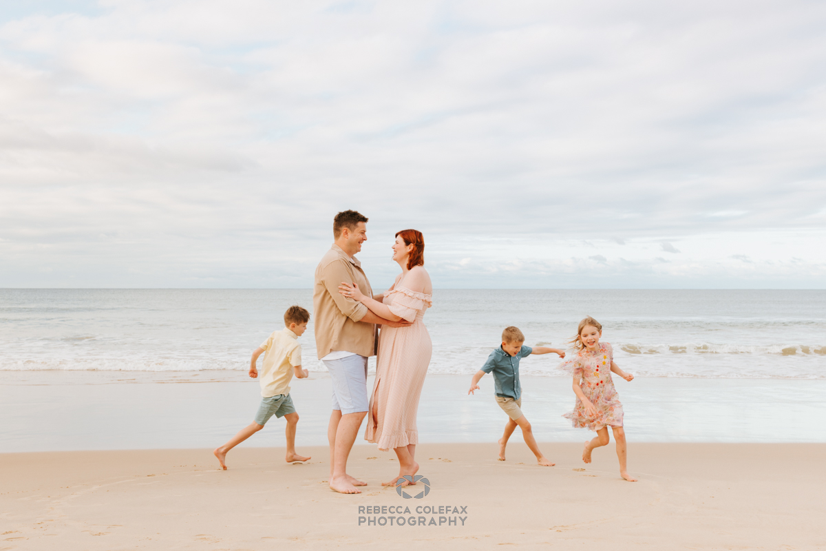 Noosa Beach Family Photoshoot