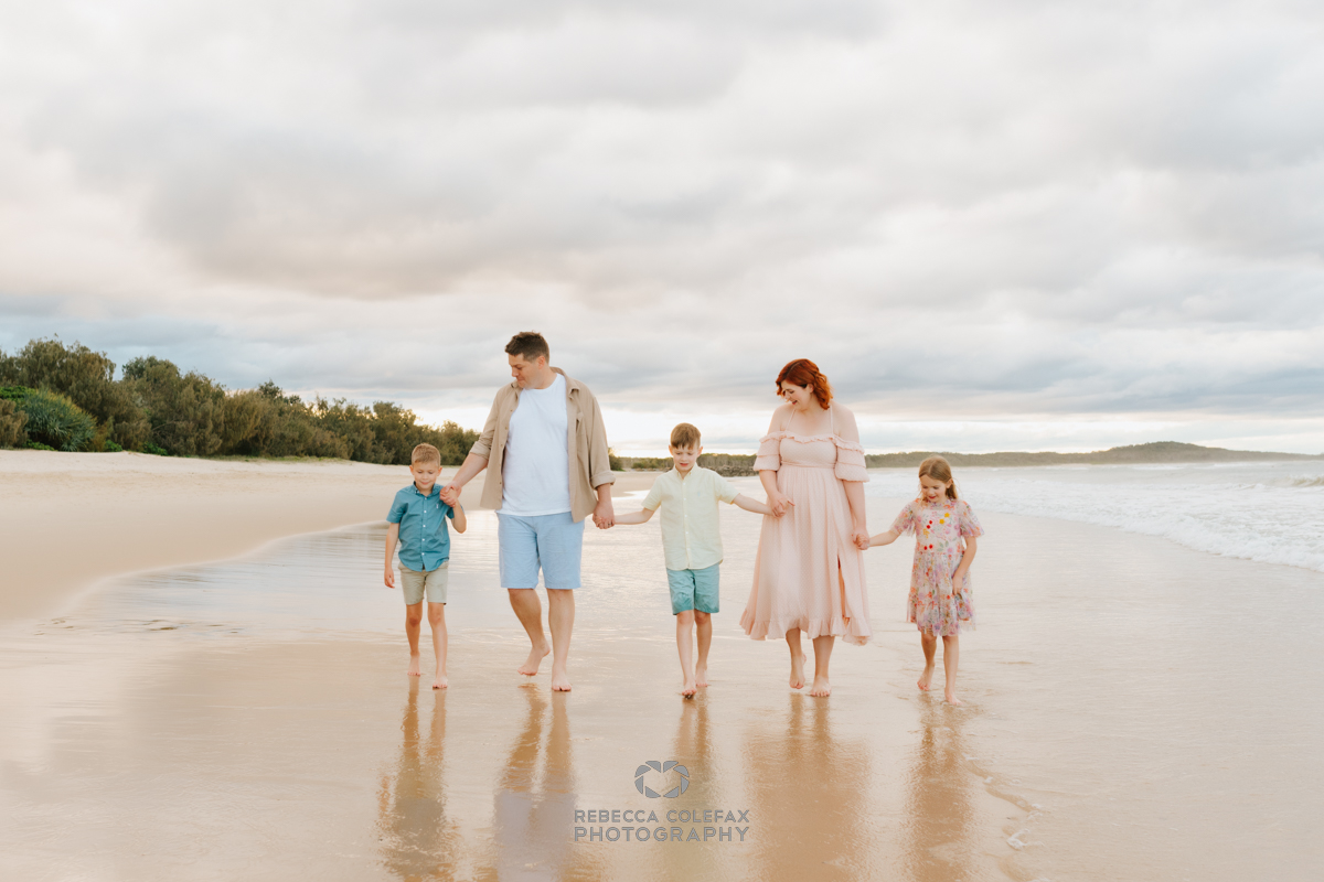 Noosa Beach Family Photoshoot