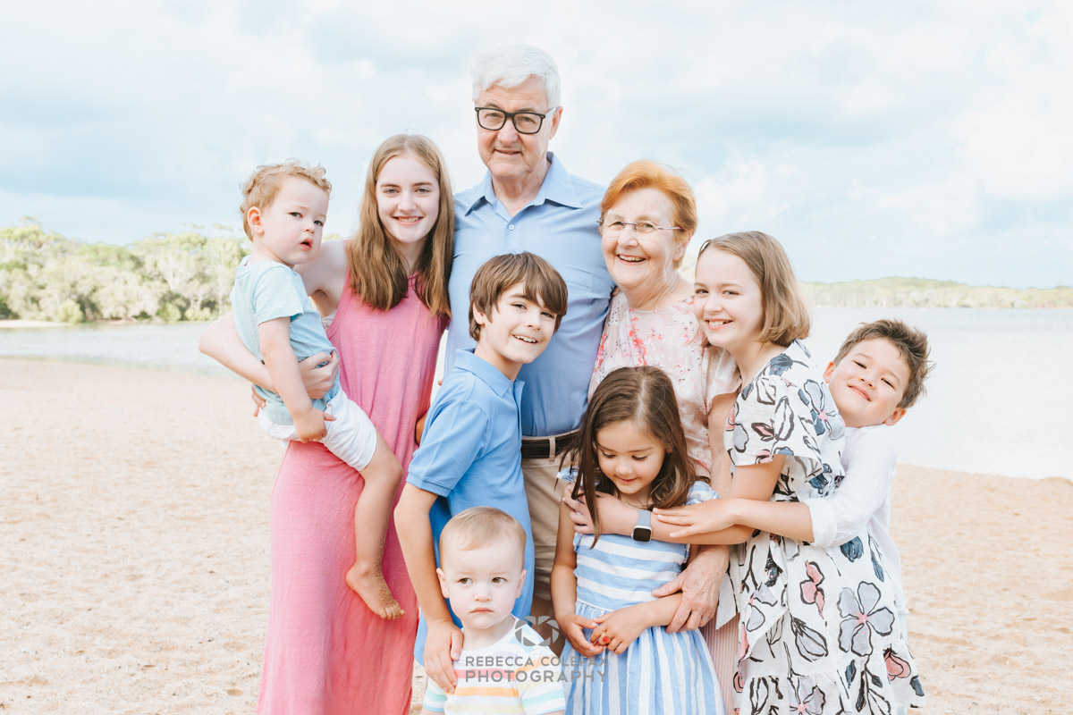 Extended Family Holiday Photos Sunshine Coast by Noosa Photography Co