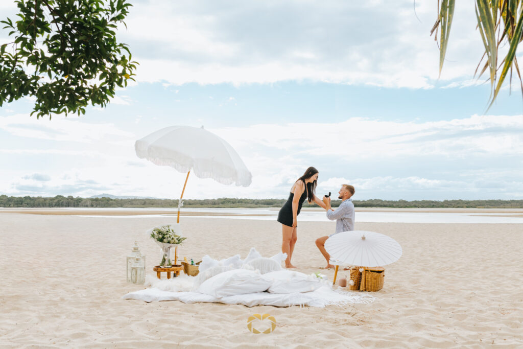 Noosa Proposal Photographer Perfect Picnic Engagement