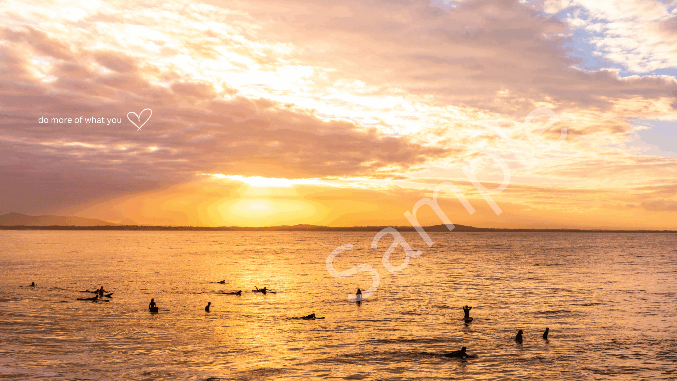 Wallpaper ~ Golden Hour Bliss