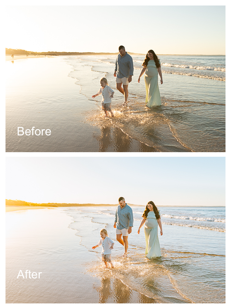Before & After - Liquid Gold
