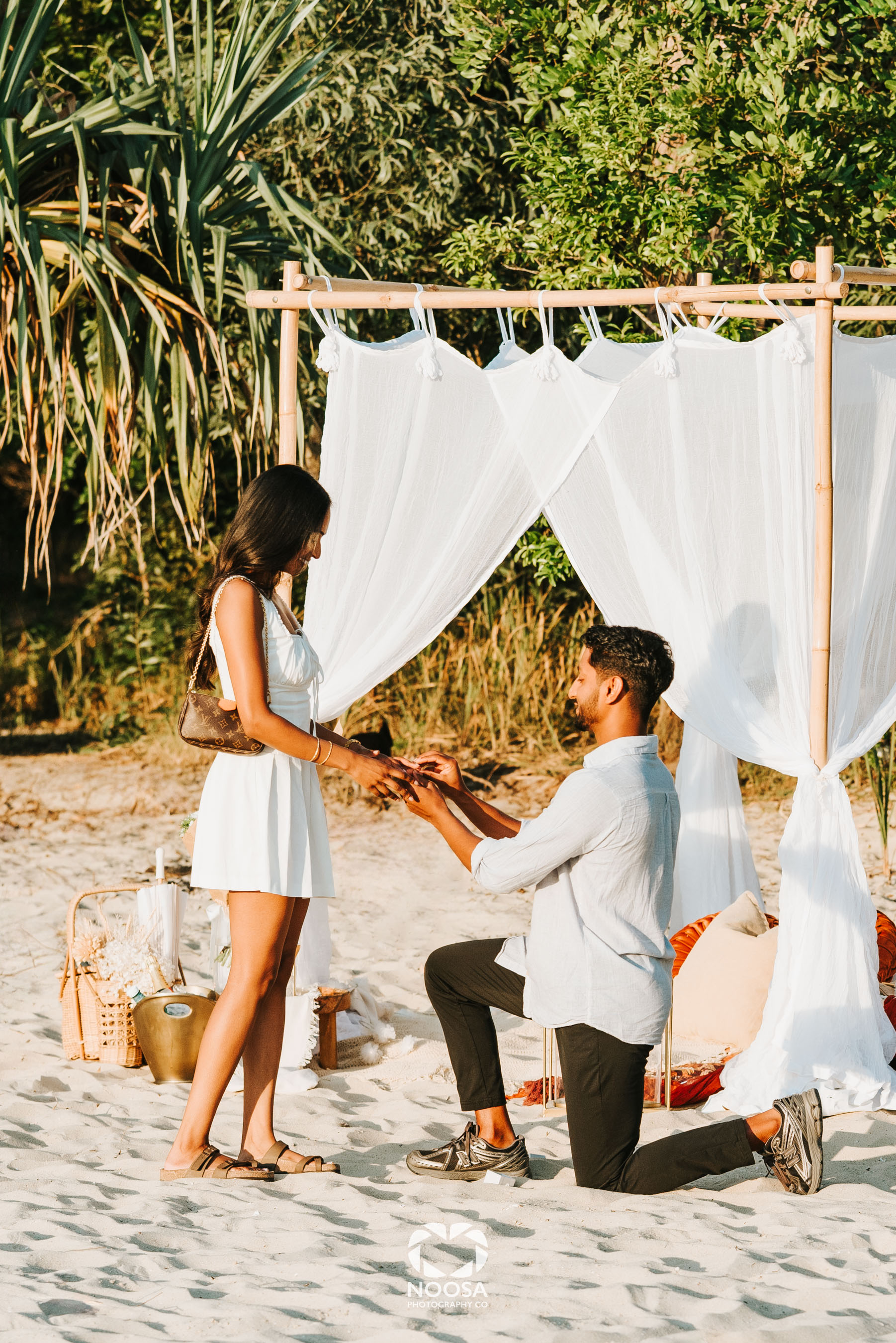 Sunset Magic Noosa Proposal Photography