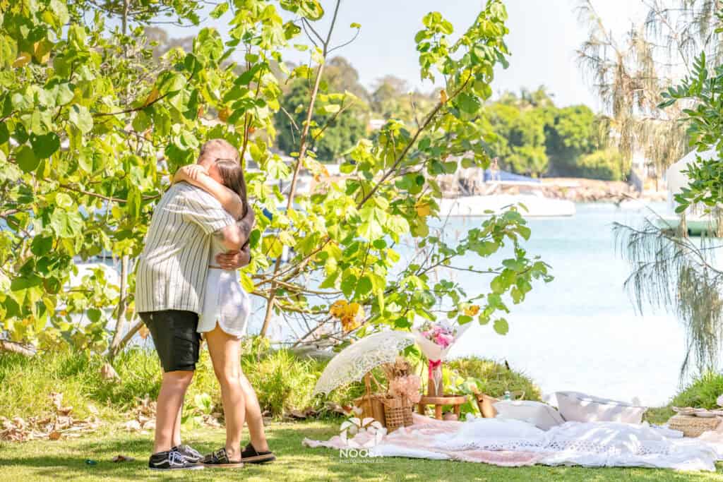 Noosa Woods Proposal Photographer