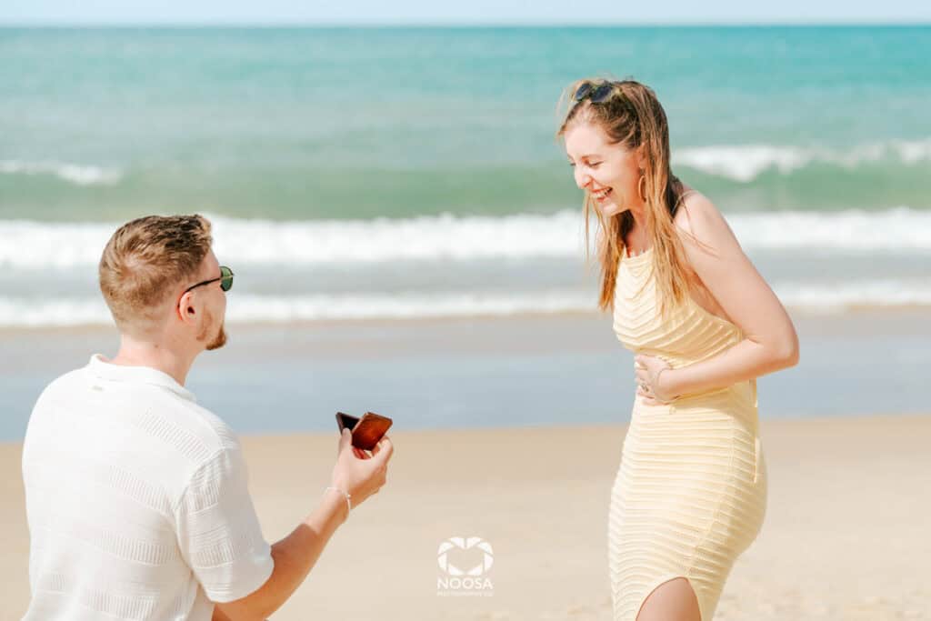 she said yes, Surprise Proposal Photography Noosa by Noosa Photography Co