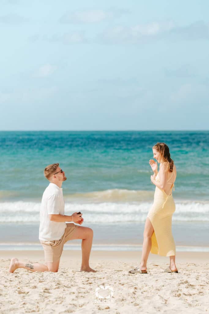 Surprise Proposal Photography Noosa by Noosa Photography Co