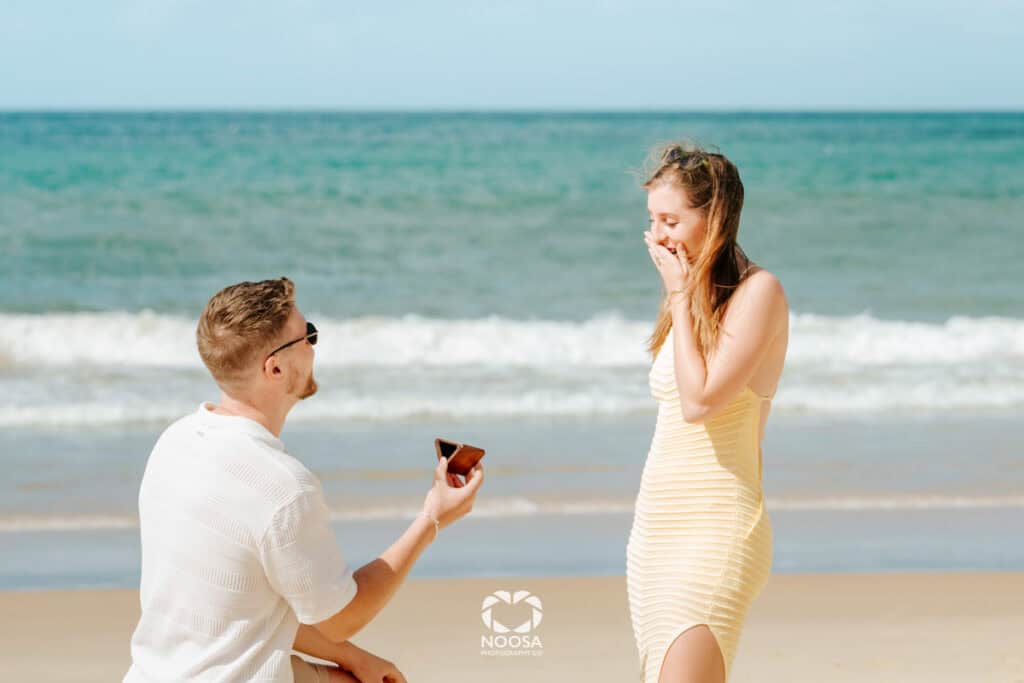 Surprise Proposal Photography Noosa by Noosa Photography Co