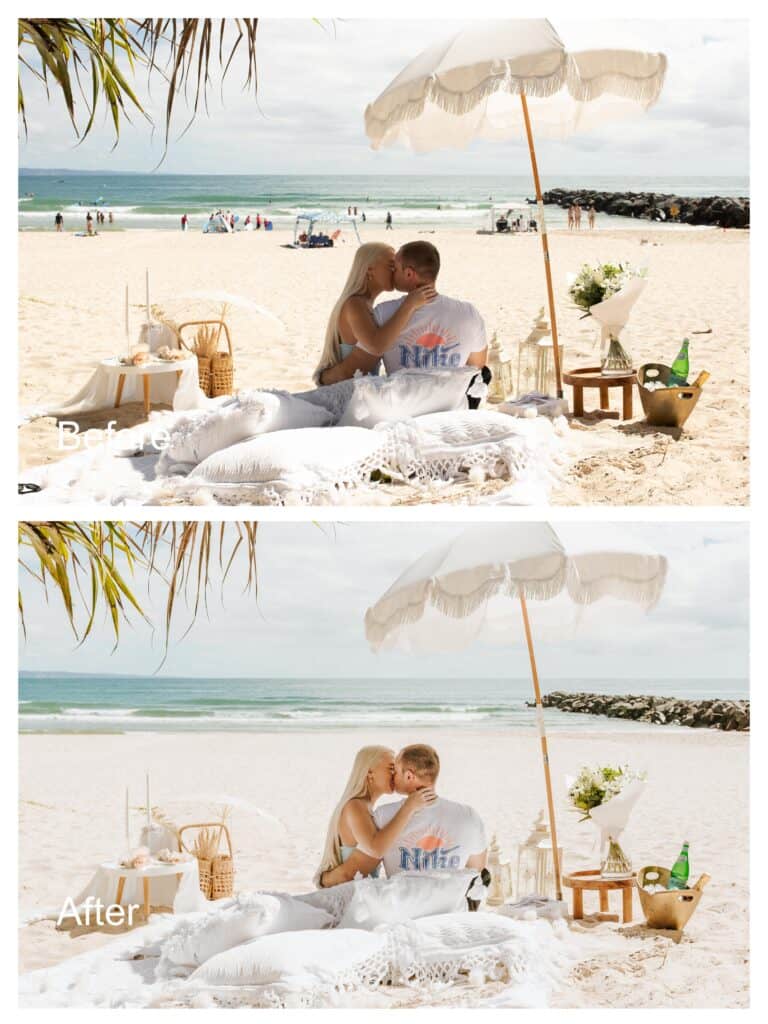 Noosa Photography Co ~ Before & After Examples