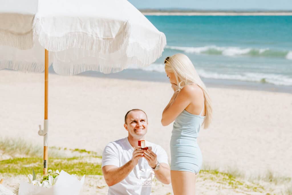 Proposal Photographer Noosa Main Beach