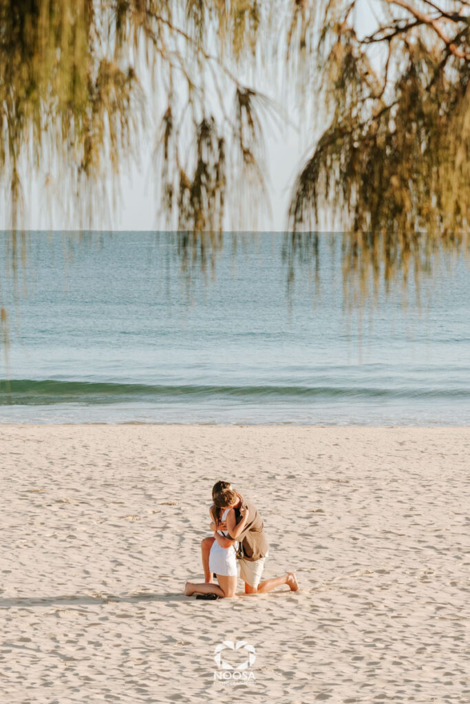 Noosa Main Beach Engagement by Noosa Photography Co