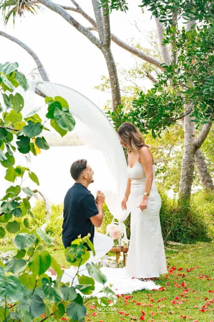 Noosa Romantic Proposal Photographer