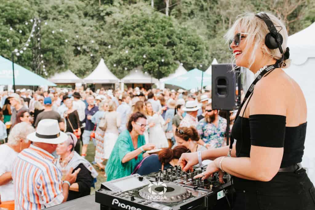 Noosa Food and Wine Festival DJ photographer