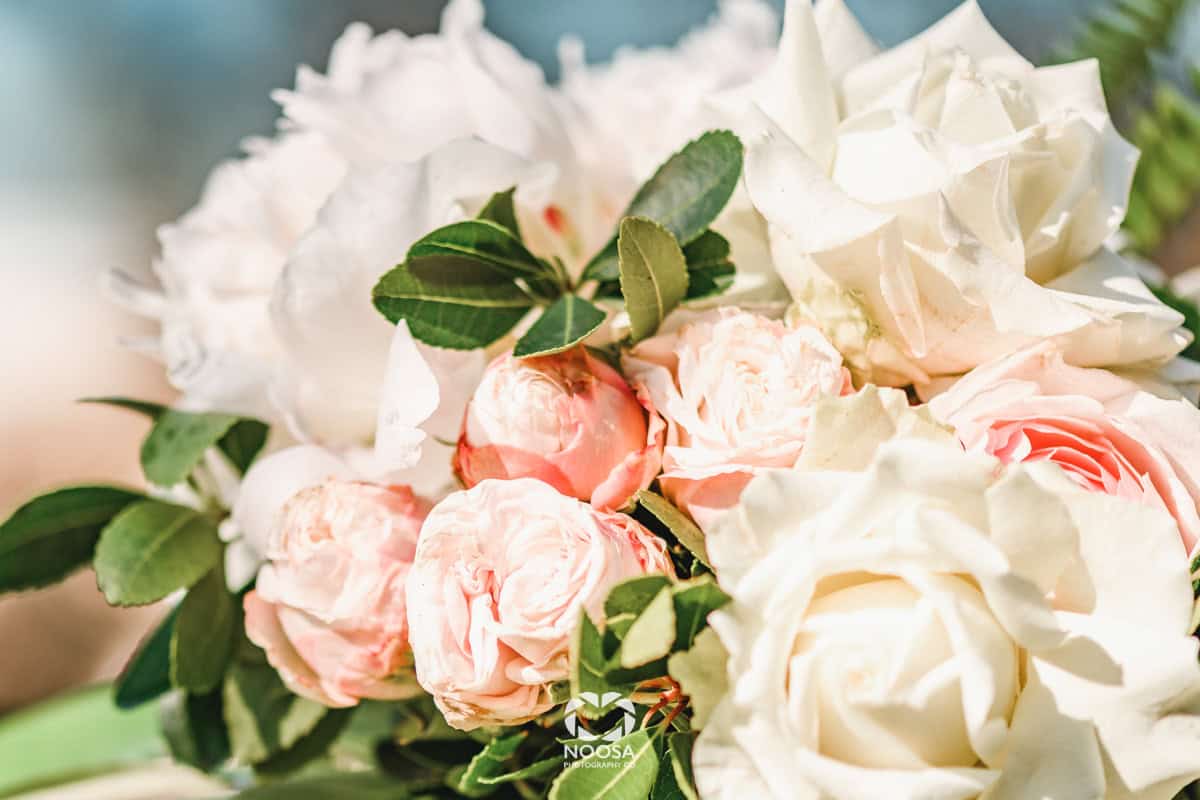 Flowers at a Noosa Wedding