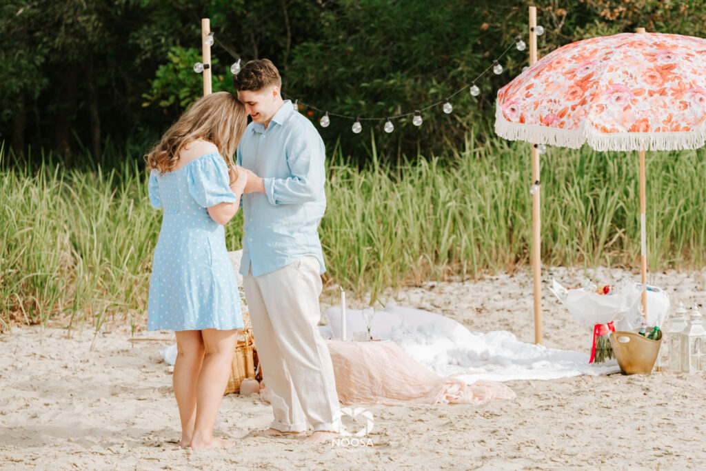 Noosa proposal photography by Noosa Photography Co