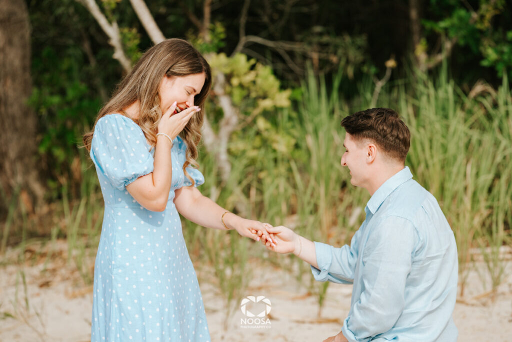 Noosa proposal photography by Noosa Photography Co