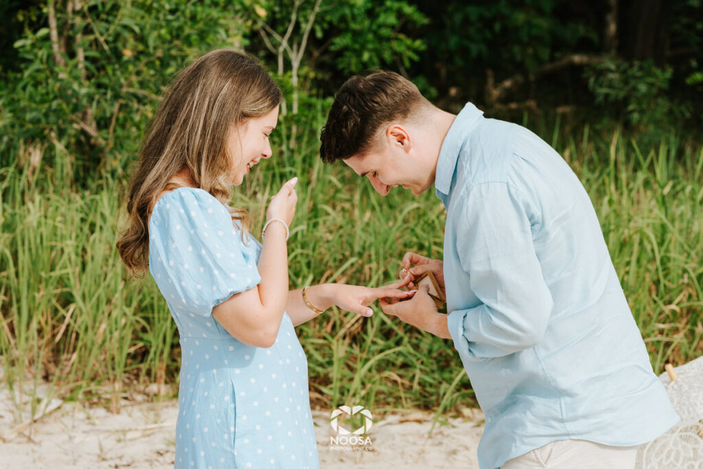 Noosa proposal photography by Noosa Photography Co