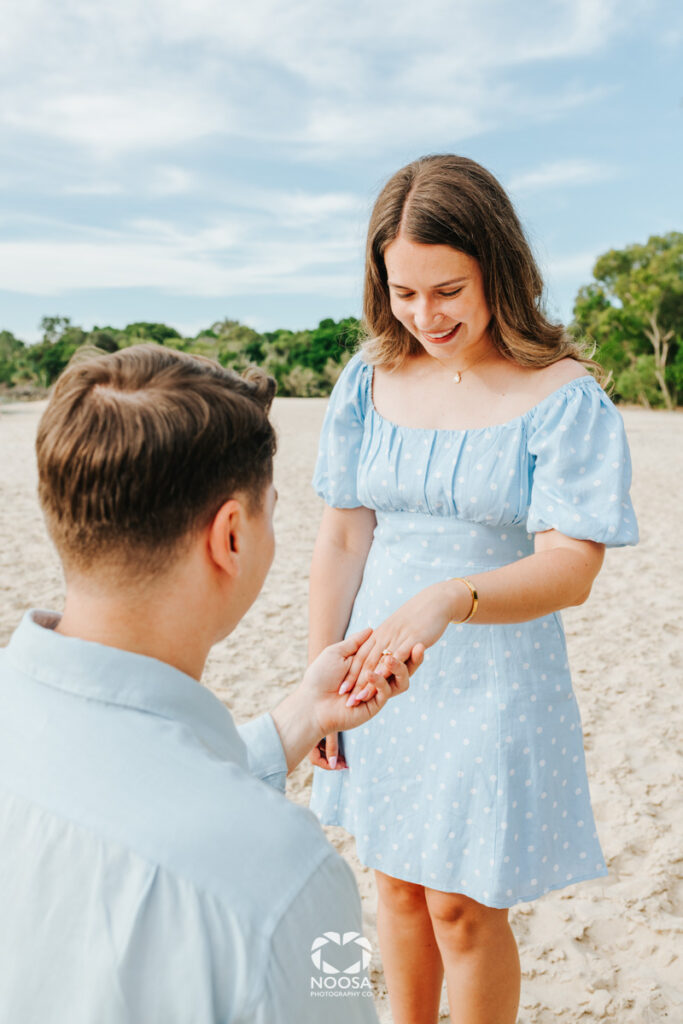 Noosa proposal photography by Noosa Photography Co