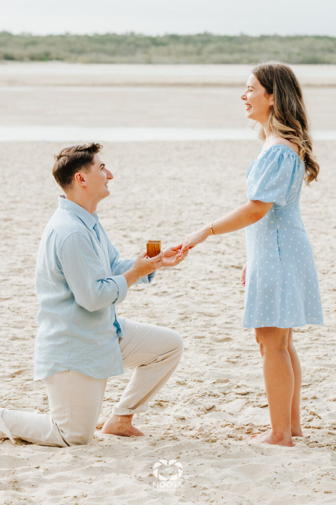 Noosa proposal photography by Noosa Photography Co