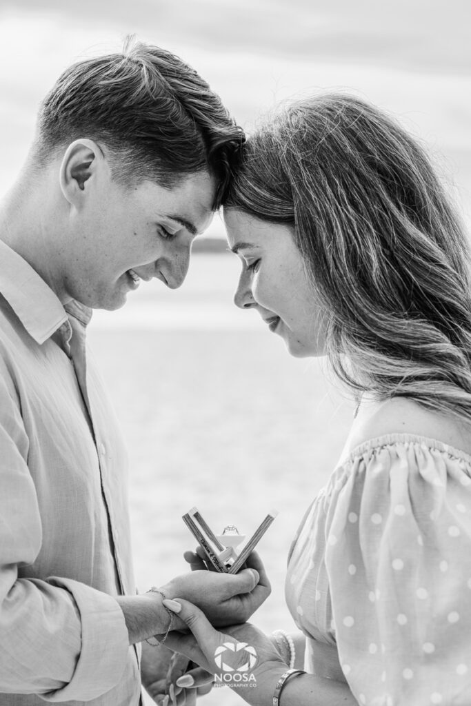 Noosa proposal photography by Noosa Photography Co