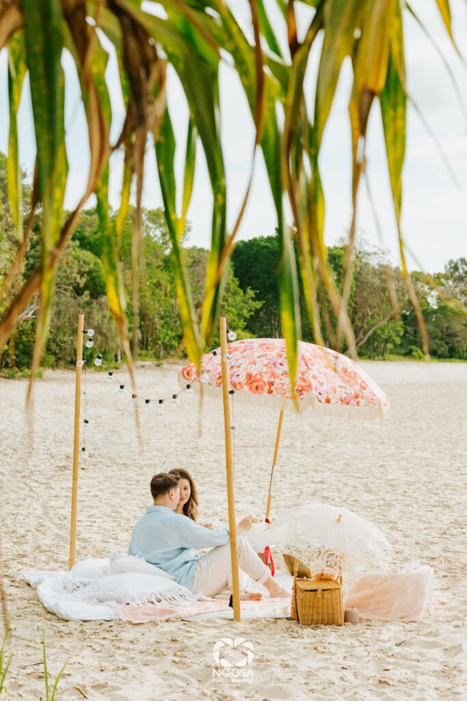 Noosa proposal photography by Noosa Photography Co